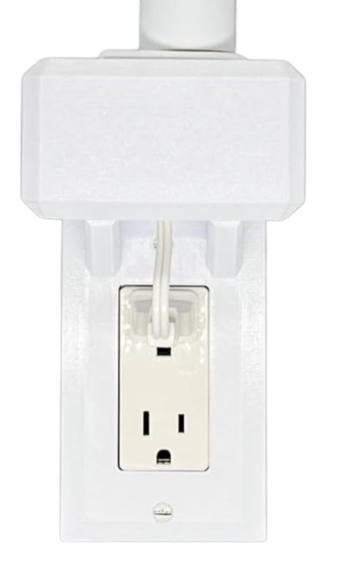 Sonicare Electric Toothbrush Charger Holder ~ Wall Mount Single White PS1-G-SSV
