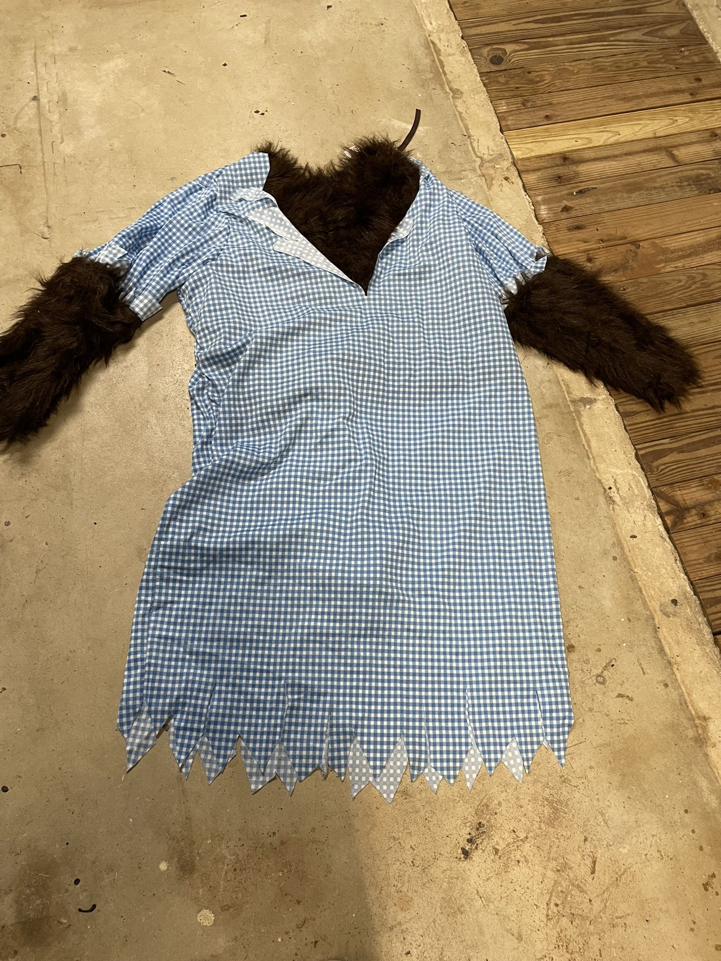 Big Bad Wolf Animal Red Riding Hood Fancy Dress Halloween Deluxe Adult Costume * no mask 