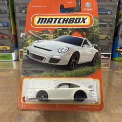 🇩🇪 MATCHBOX 2023 - White Porsche 911 GT3 - 73/100 - Mattel - Diecast Toy🇩🇪