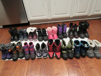 Snow Boots Toddler 5 To Children's 12, Boy/ Girl ( Read Details)