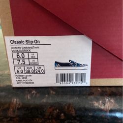 New Slip On Vans Size 7.5 In Women  $30