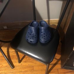 Mens Dark Blue Crocs Size 8.5