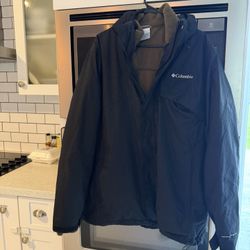 Columbia Water Proof + Fleece Jacket 2 In 1