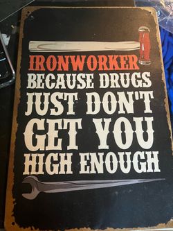 Metal Sign 12x8