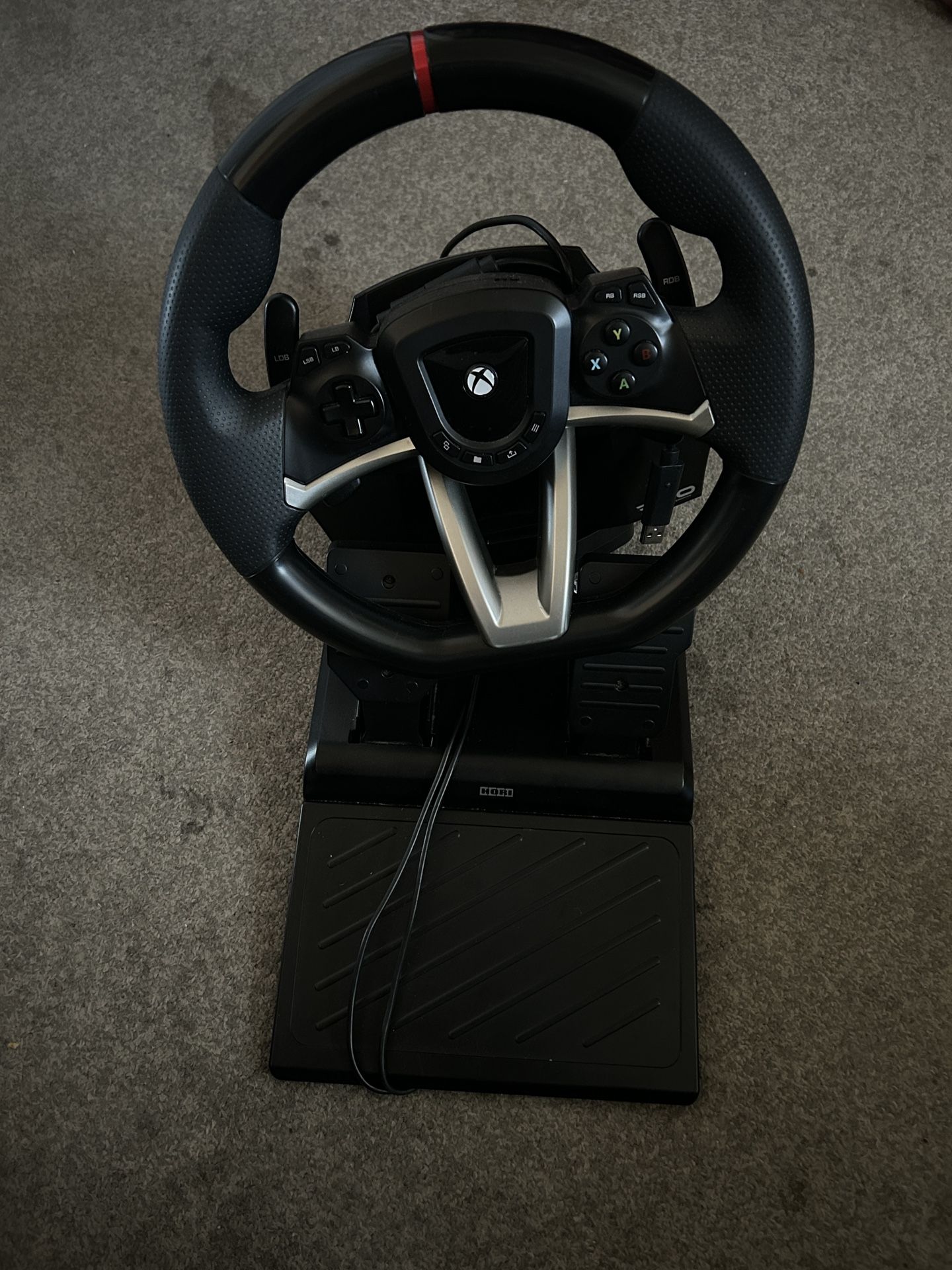 Xbox Steering Wheel and Pedals