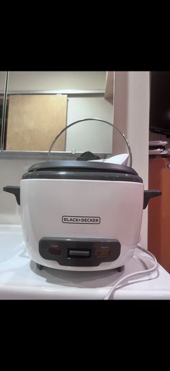Black+Decker 16-Cup Rice Cooker- Model RC516, Like New with Accessories!