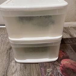 2 Small Storage Boxes