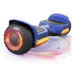 Gyroor Self Balancing Scooter New G13 All Terrain Balancing Scooter w/ LED Lights - Blue