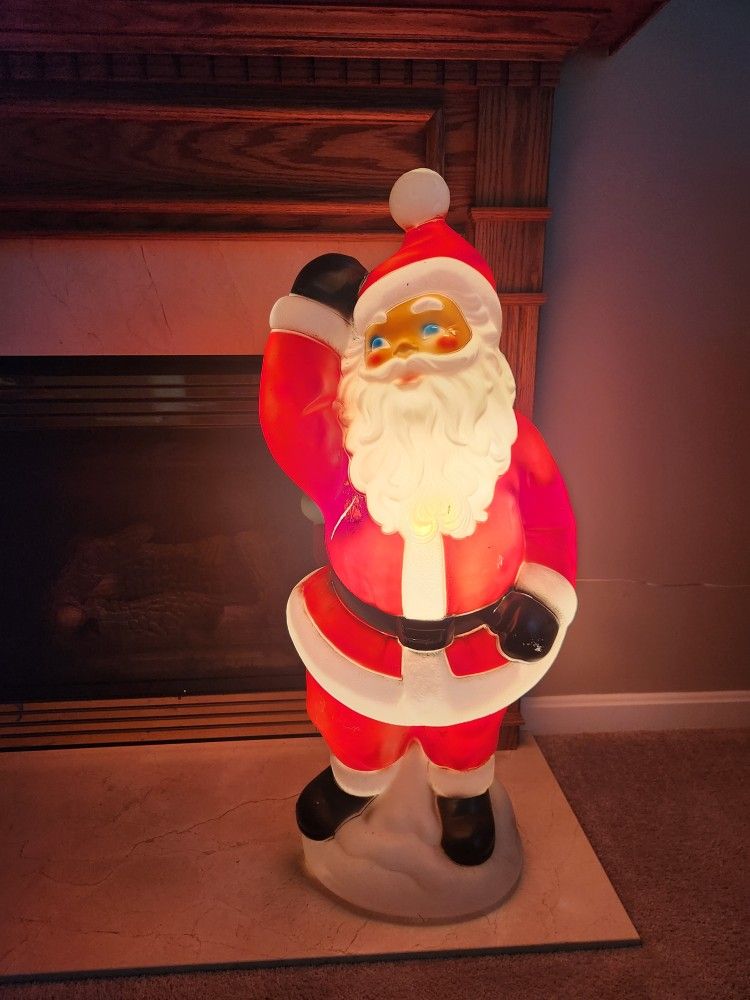Vintage Light Up Santa Clause