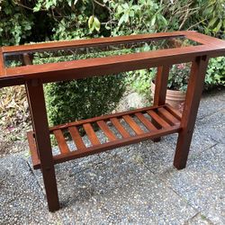 Console Table, Craftsman Mission Style
