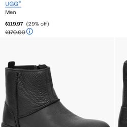 UGG - Skyview Classic Waterproof Boot (Men) **New w/ box Size 9