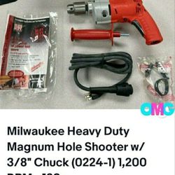 Milwaukee Heavy Duty  Drill  New