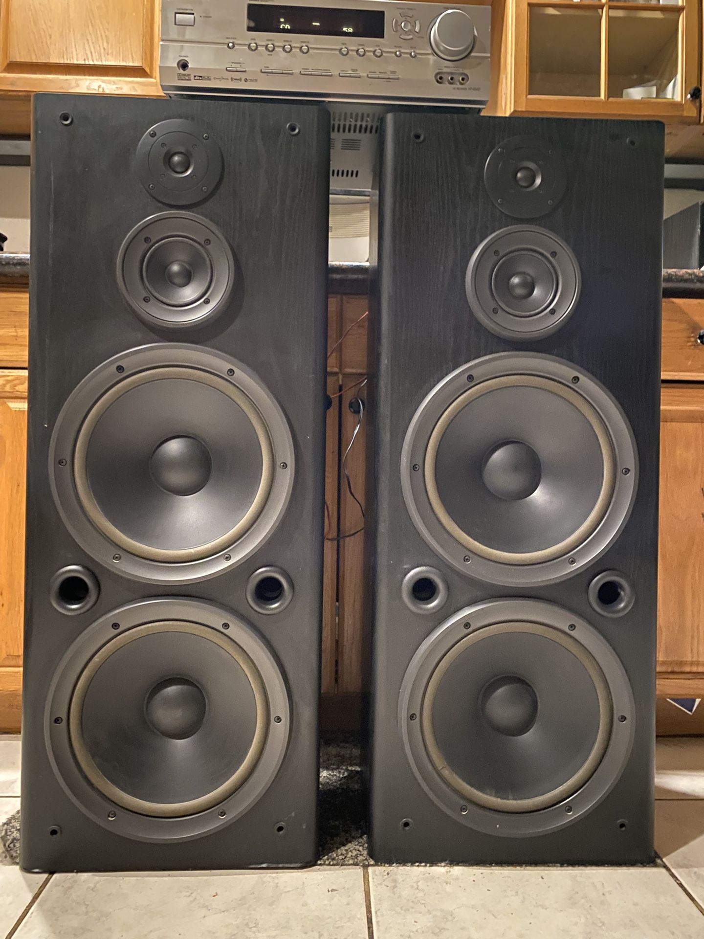 Technics 12” Three-way Floor Speakers