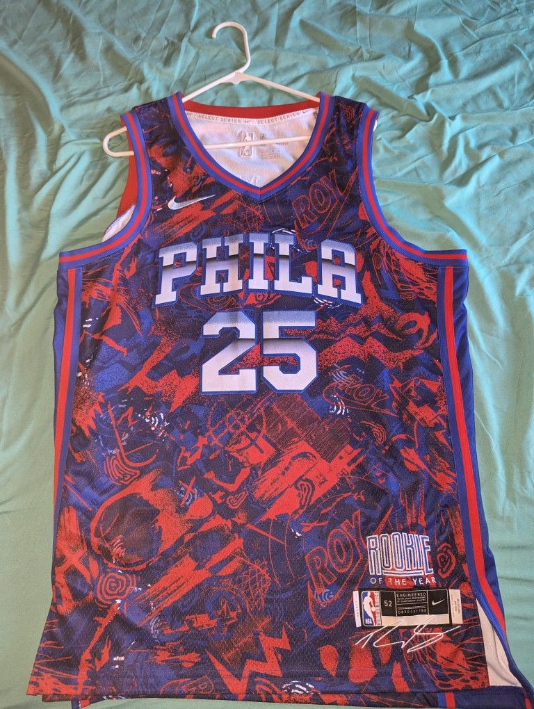 Ben Simmons Rookie of The Year Edition Philadelphia 76ers Jersey