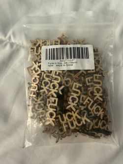 Letter Cutouts of a certain word