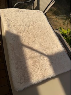 Rabbit fur rug