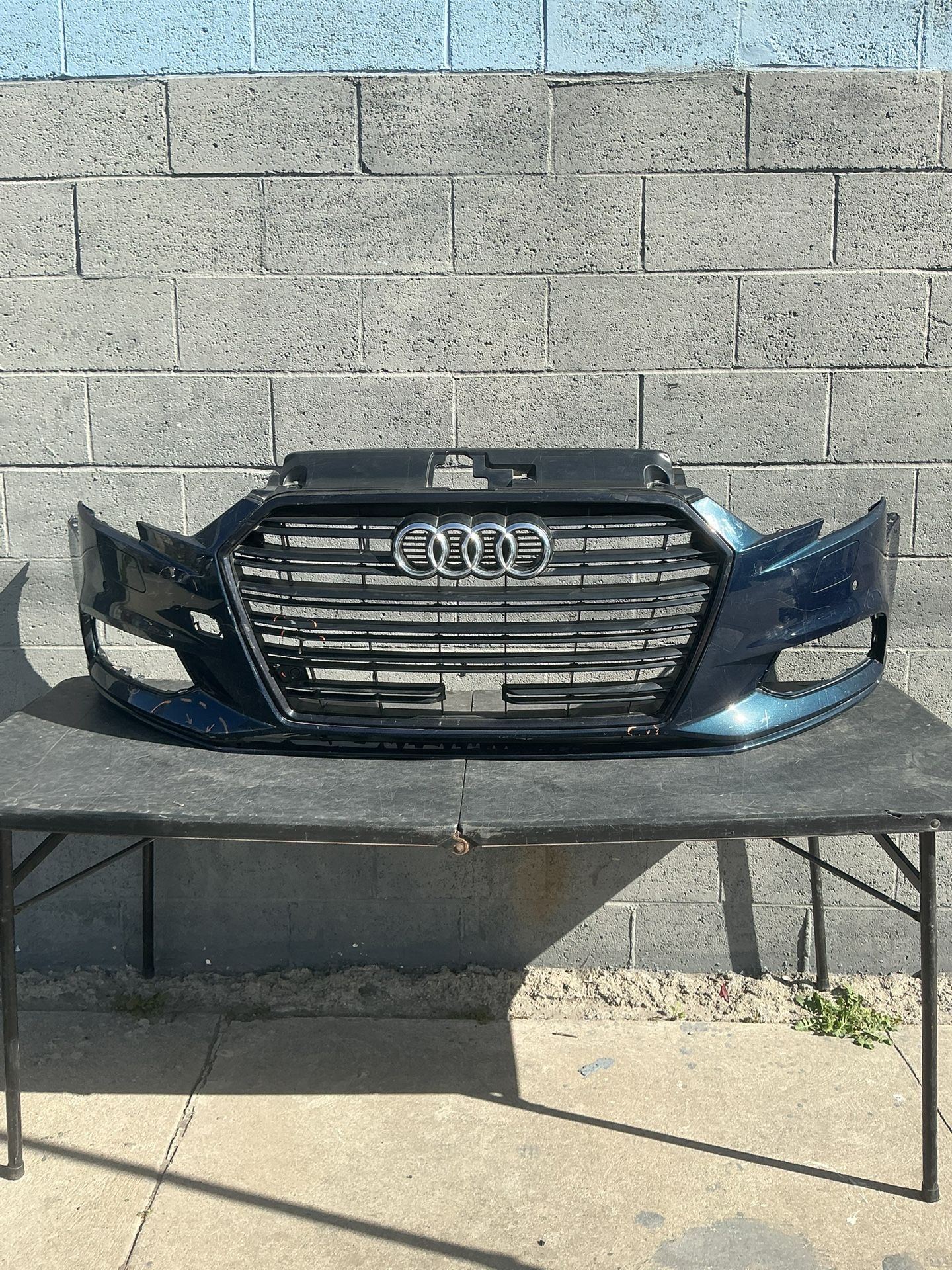 2017 - 2020 Audi A3 - FRONT BUMPER COVER OEM