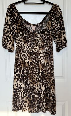 Candie’s Leopard Print Dress – Size M