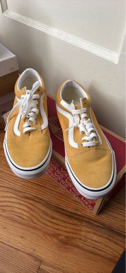 Vans Old Skool Yellow Suede Sneakers