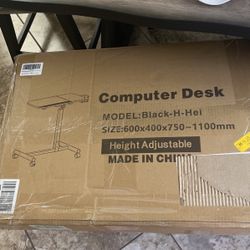 Computer Desk W/ Wheels 
