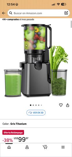 Cold press juicer