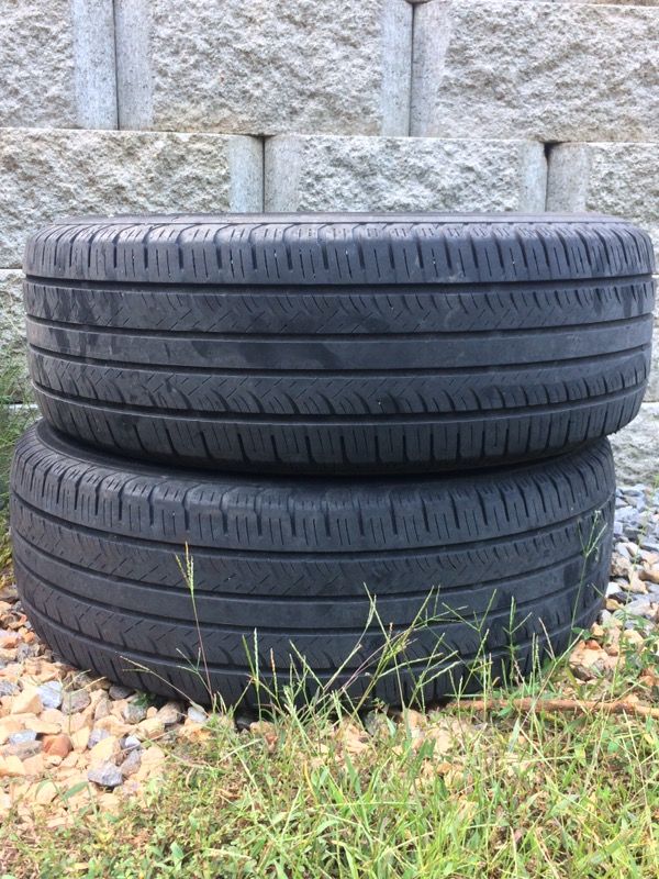 Two 215-65-16 tires