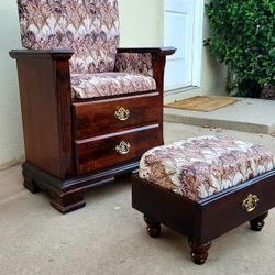 Cute Novelty Chair & Ottoman 