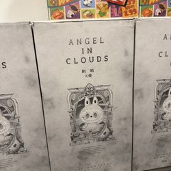 Labubu Zimomo Angel in Clouds