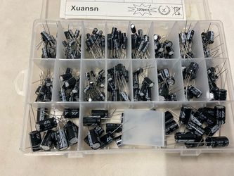 Xuansn 320-Piece Electrolytic Capacitor Assortment Kit