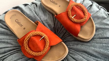 Gabor Pumpkin sandals size 39