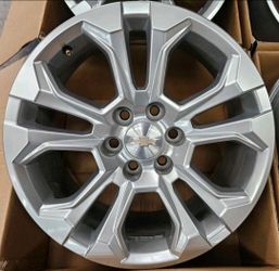 2026 CHEVY SILVERADO 1500 RIMS OEM NEW........( 20" INCH )