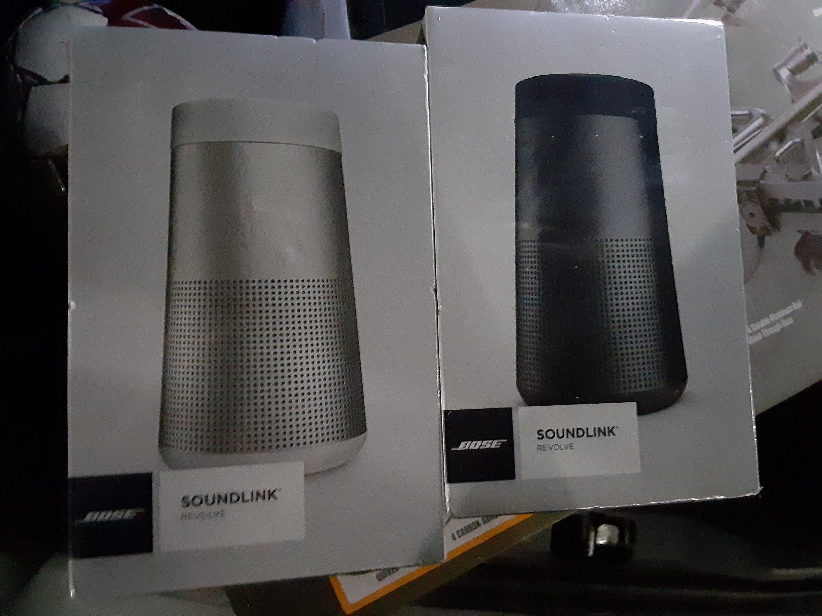 BRAND NEW IN BOX BOSE SOUNDLINK RESOLVE BLUETOOTH SPEAKERS ONLY $125 EACH OR BOTH FOR $230!!