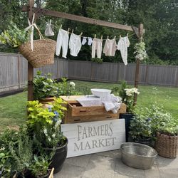 Wood Arbor For Shower, Wedding, Proposal