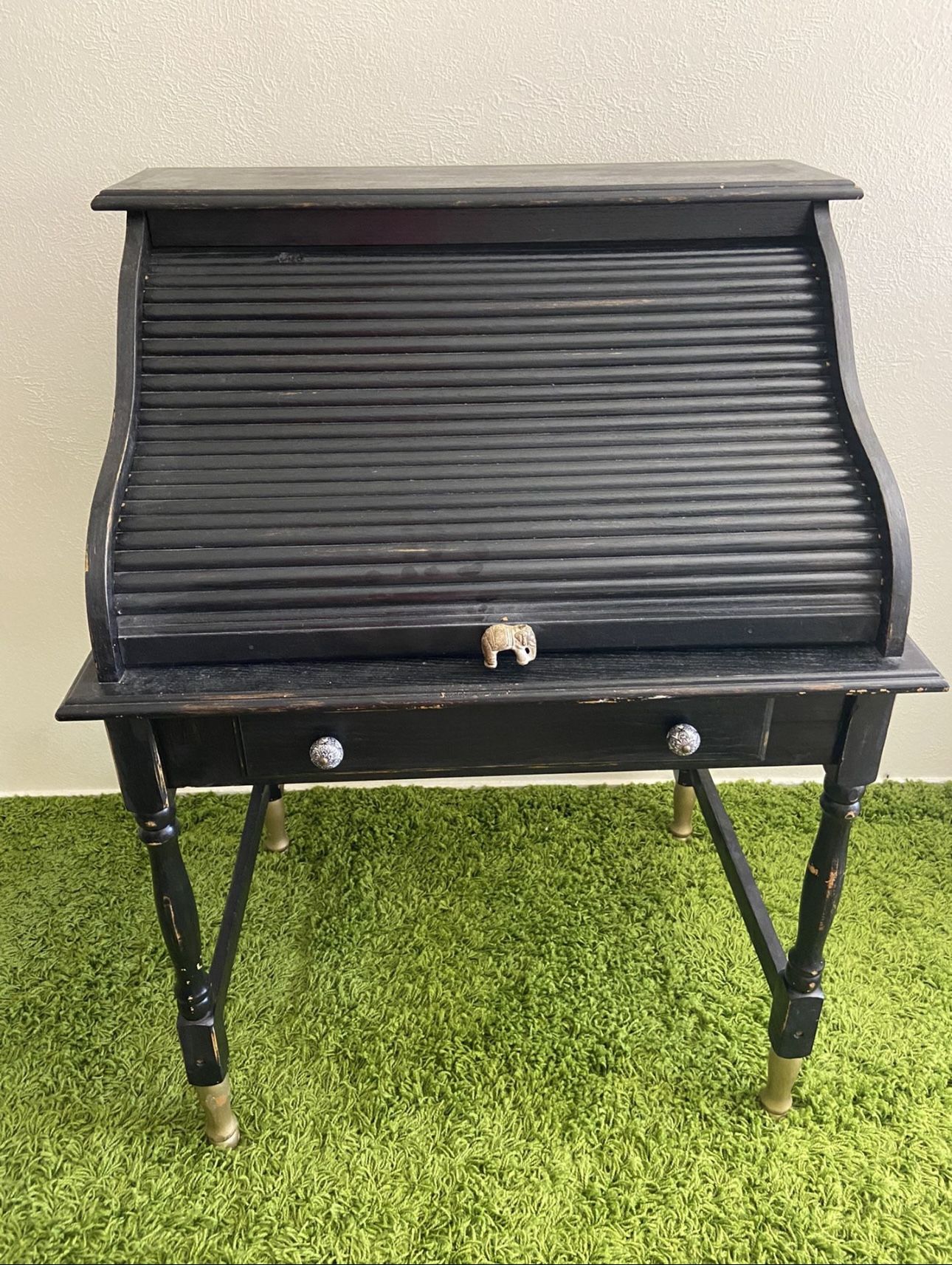 Vintage Desk with Hutch