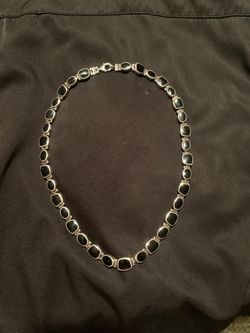 Reversible 925 Silver & Precious Stone Indian Handmade Neclace