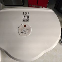 George Foreman 2-Serving Classic Plate Electric Indoor Grill  White, Small Compact