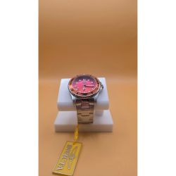 Invicta Pro Diver Men's Quartz Watch Orange Dial Silver-Tone