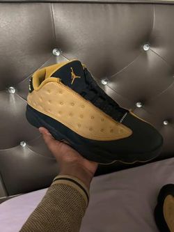 Black And Yellow Jordan 13