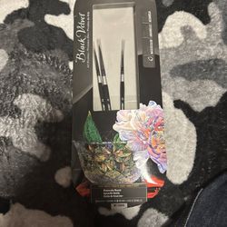 Silver Brush Limited Black Velvet Round Watercolor Brush Set 