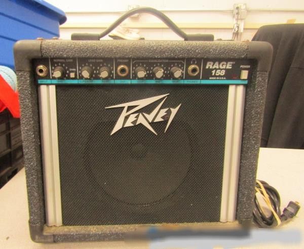 Peavey Rage 158 Guitar Combo Amp Transtube Amplifier Electric Bass Audio USA!!