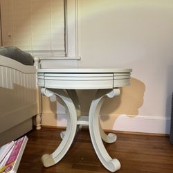Green side table