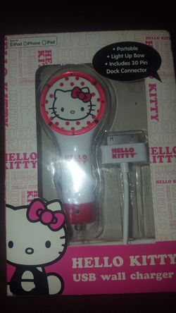 hello kitty usb wall charger