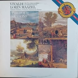 Vivaldi The Four Seasons by National Orchestra of France LP 1984 CBS~EX/NM