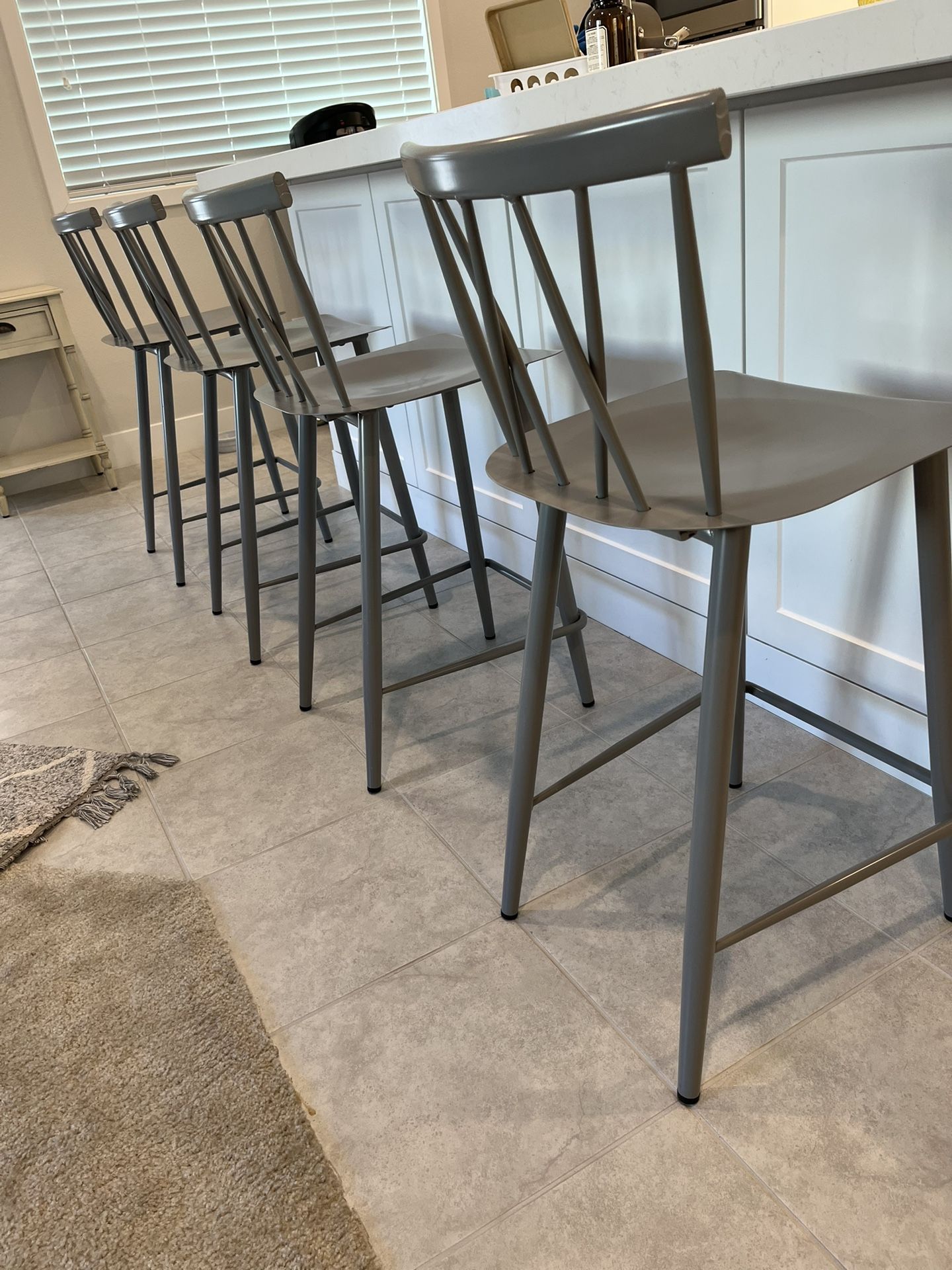 Gray Counter Stools