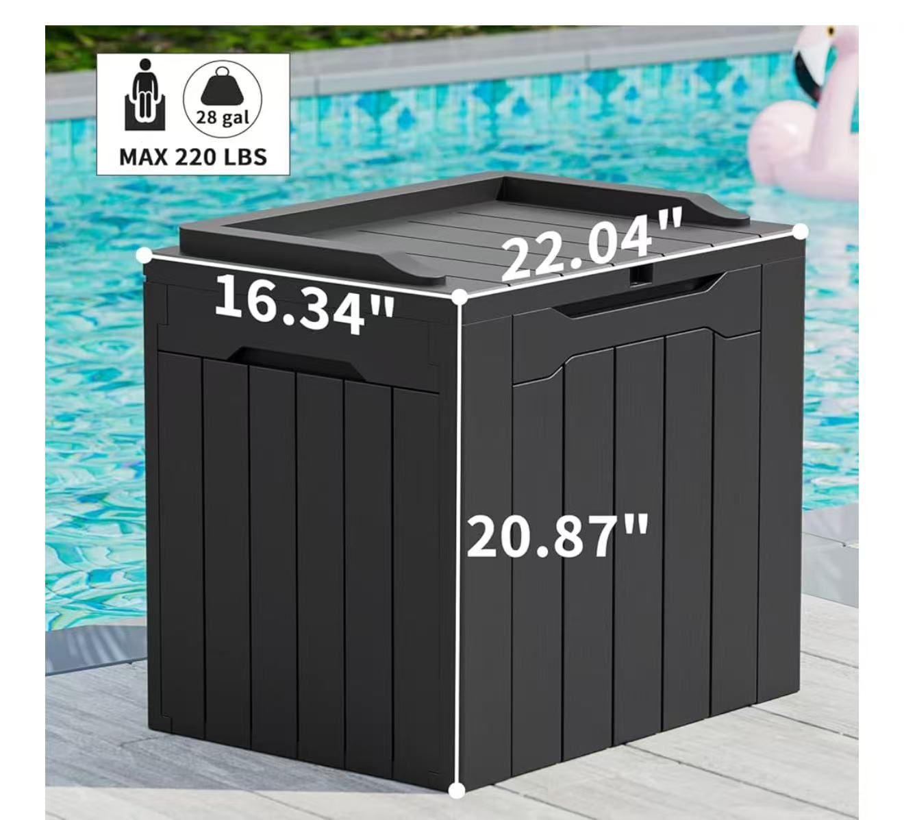 31 Gallon Resin Deck Box