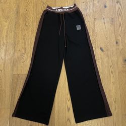 Loewe Black & Brown Flared Sweatpants