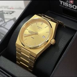 Tissot Swiss Made Since 1853 Vintage Gold Men’s Watch 40 Mm