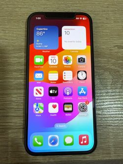 iPhone 12 Black, 64GB, 100% Battery Health, Unlocked for $199
