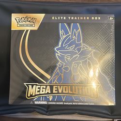 Pokemon TCG: Mega Evolution Elite Trainer Box (Blue)