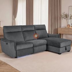 Power Recliner Sectional Sofa Couch with Storage